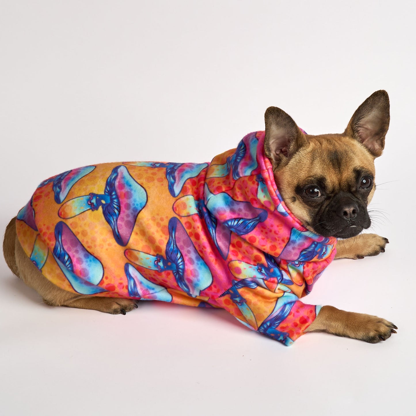Dog Fleece Hoodie - Mushy