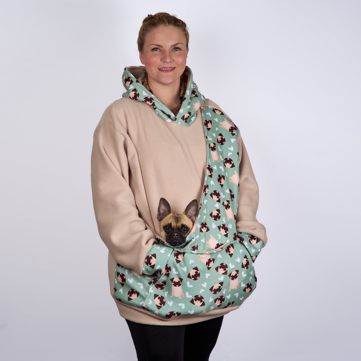 Poochy Pocket Hoodie Pug Mug