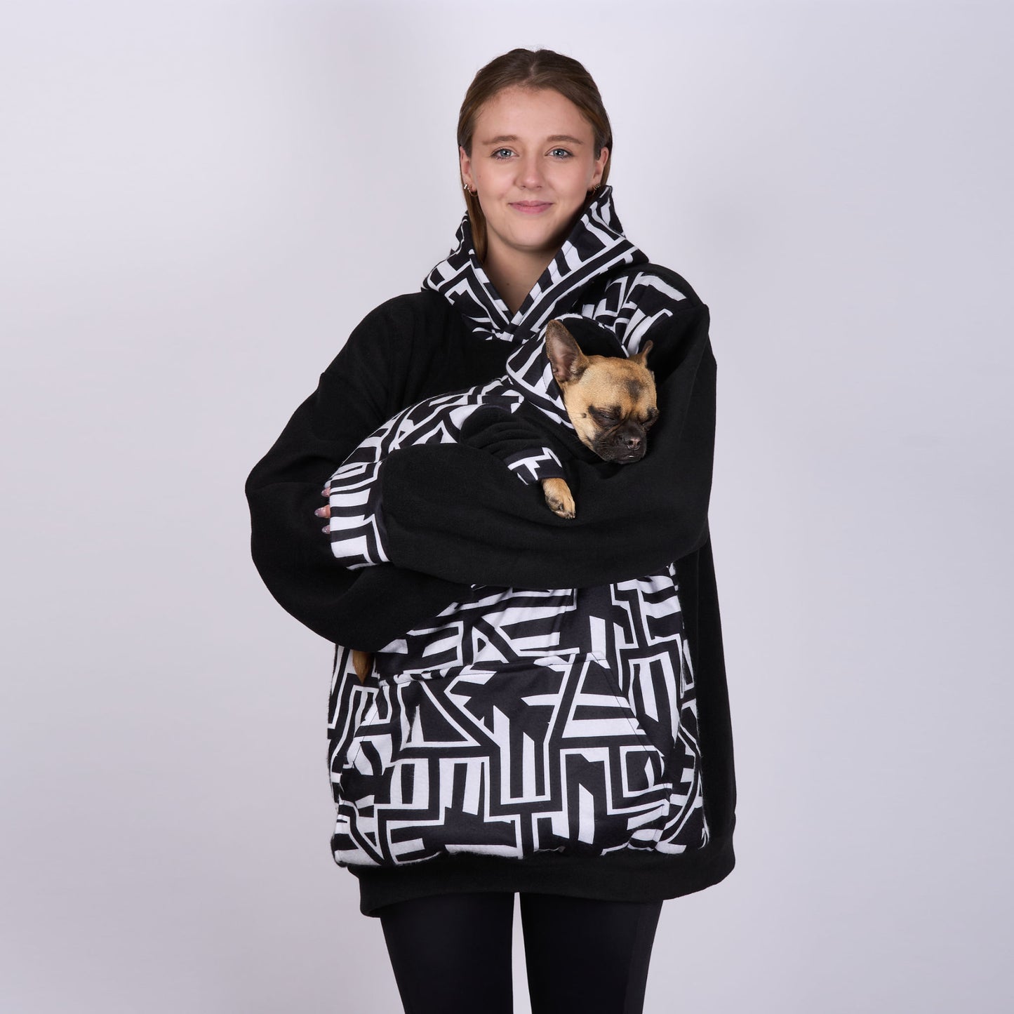 Dog Fleece Hoodie - So Fetch