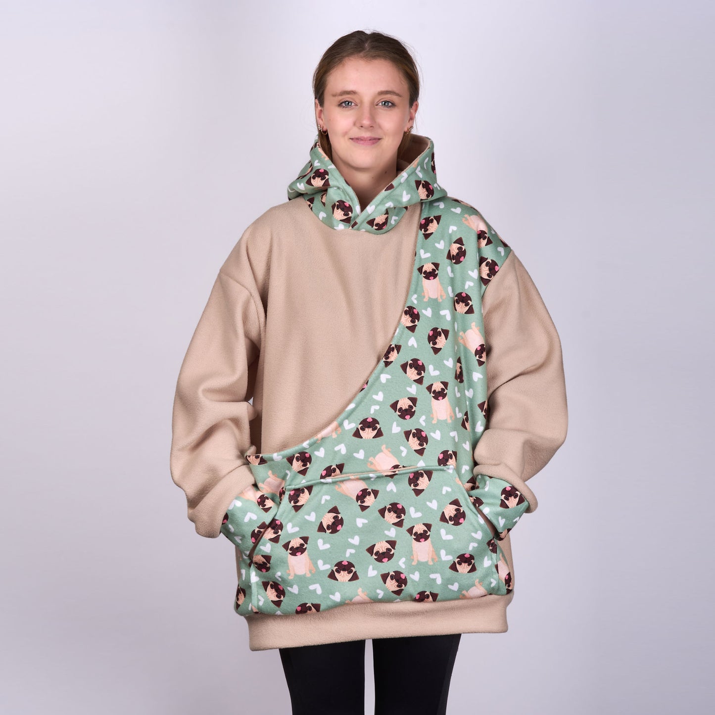 Poochy Pocket Hoodie Pug Mug