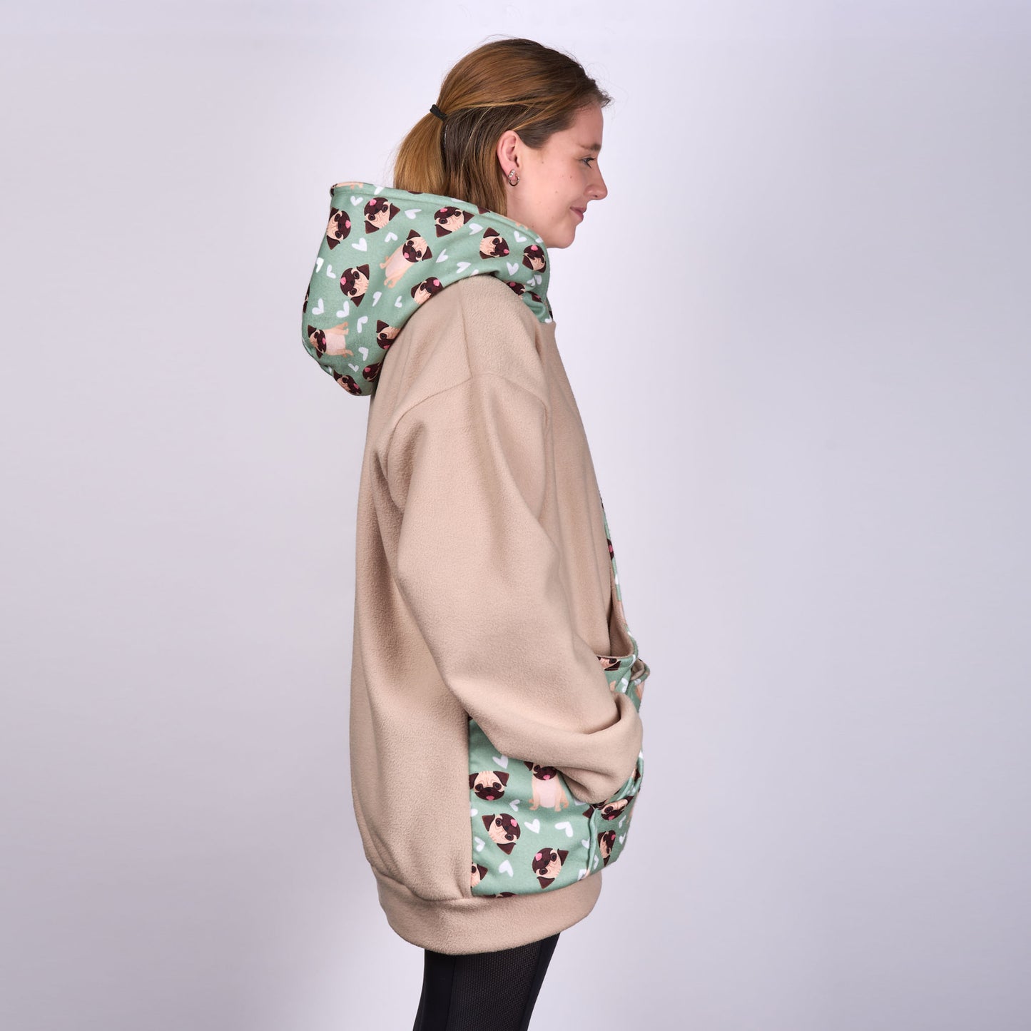 Poochy Pocket Hoodie Pug Mug