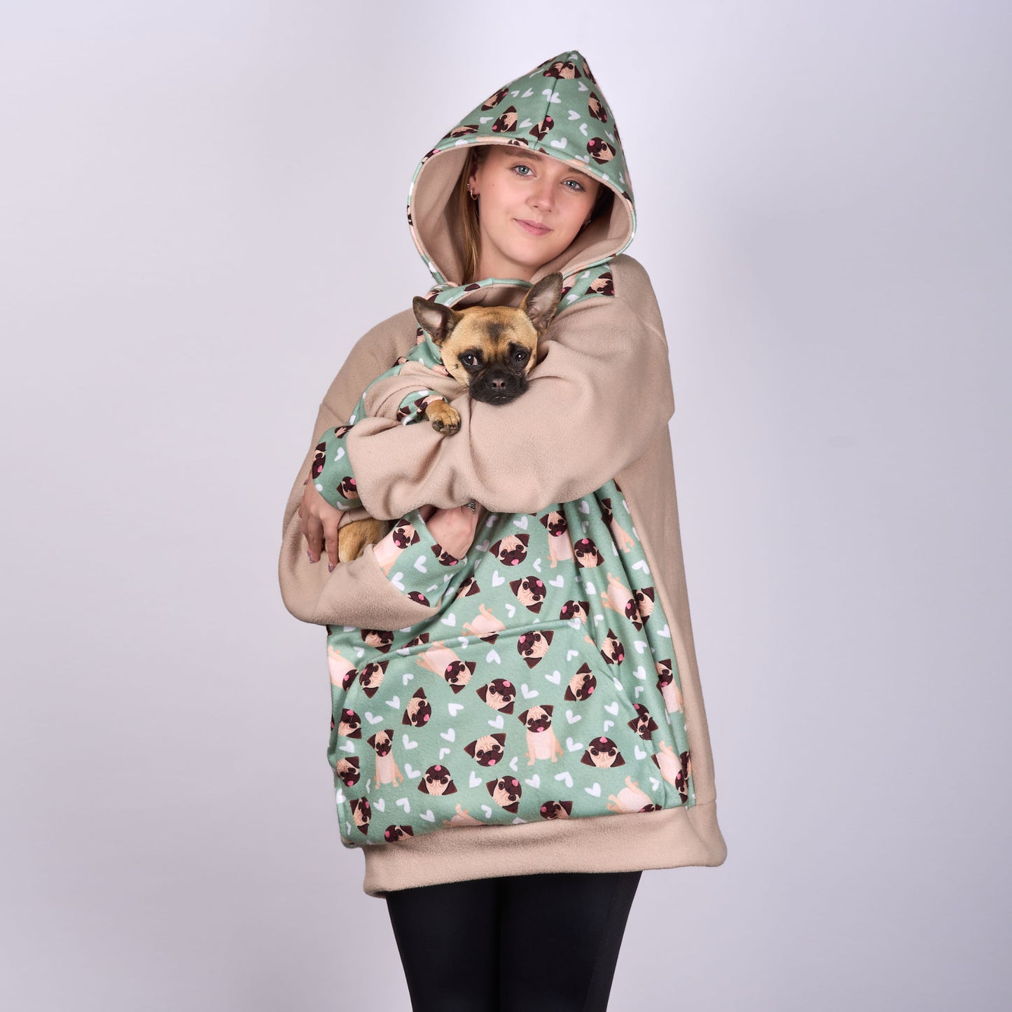 Poochy Pocket Hoodie Pug Mug