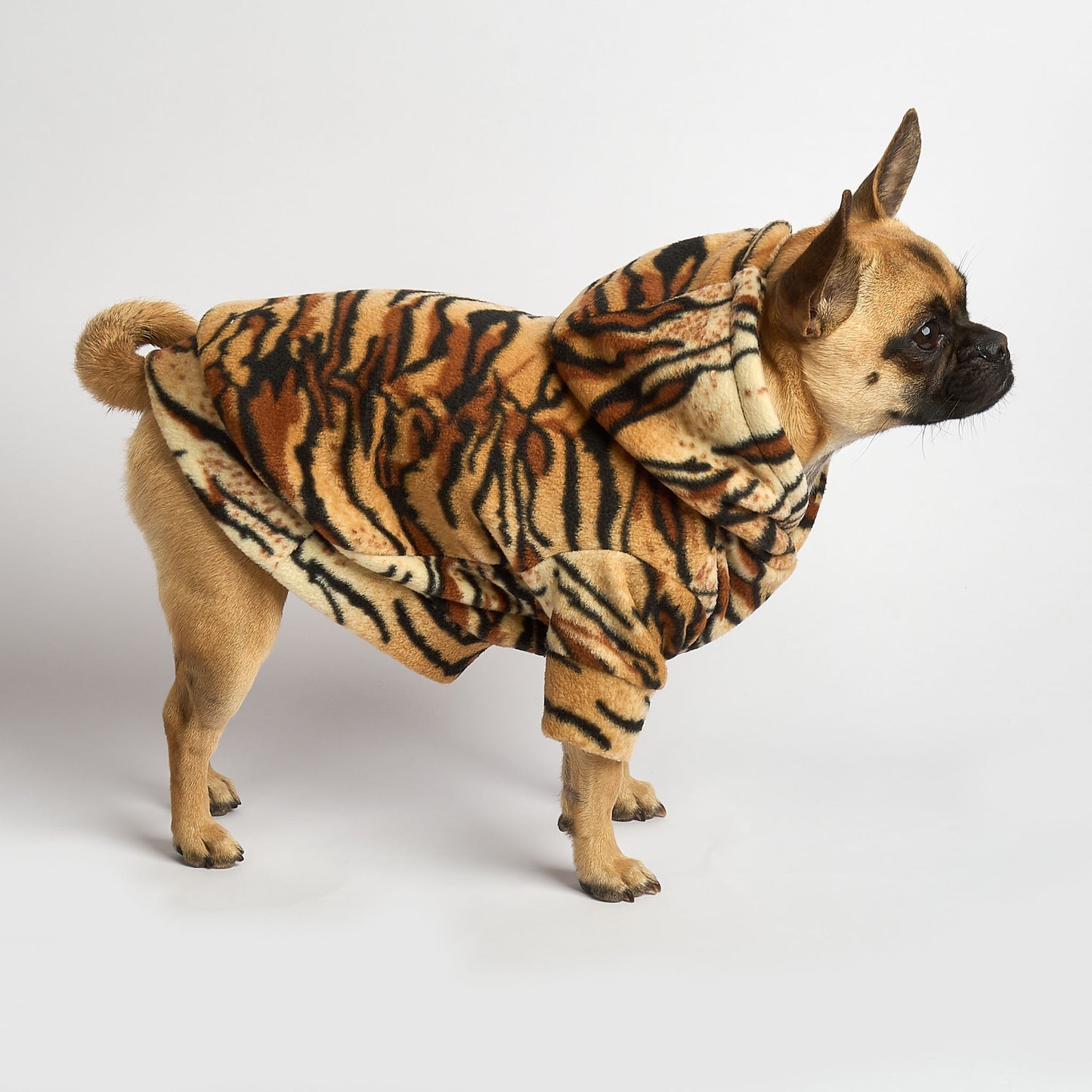 Dog Fleece Hoodie - TIGRRR!