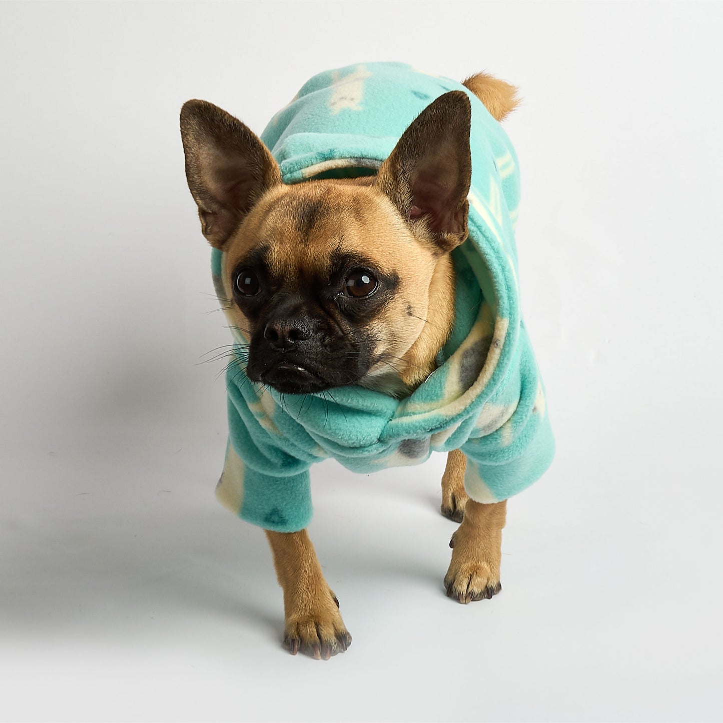 Dog Fleece Hoodie - No Drama Llama