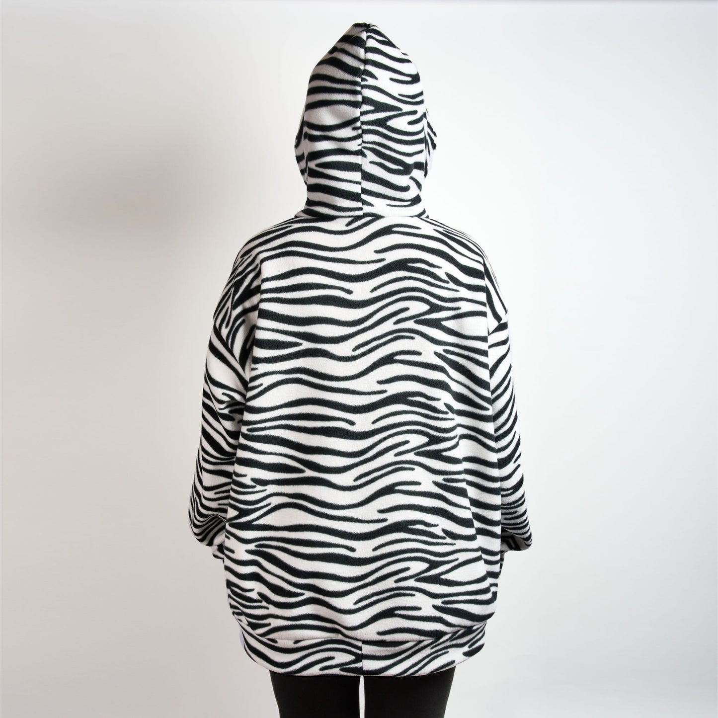 Human Unisex Fleece Hoodie - ZEBRAWOWA