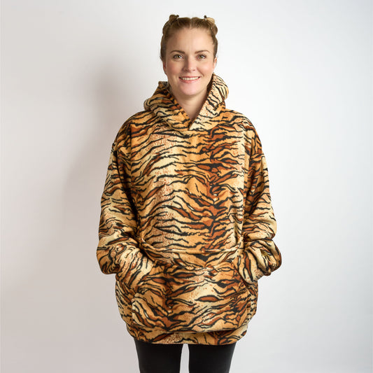 Human Unisex Fleece Hoodie - TIGRRR!