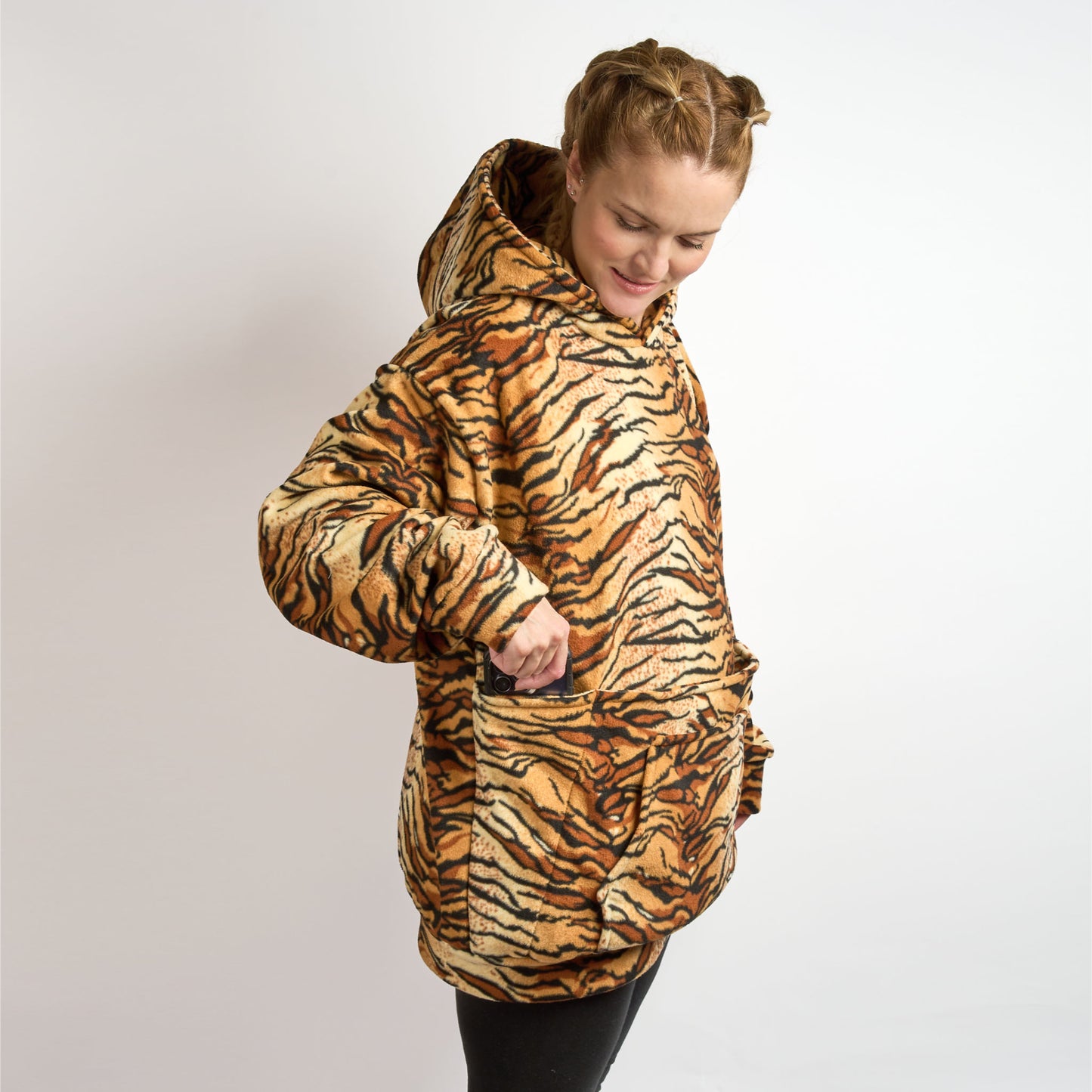 Human Unisex Fleece Hoodie - TIGRRR!