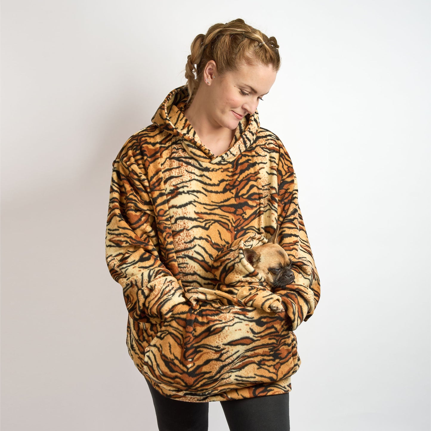 Human Unisex Fleece Hoodie - TIGRRR!