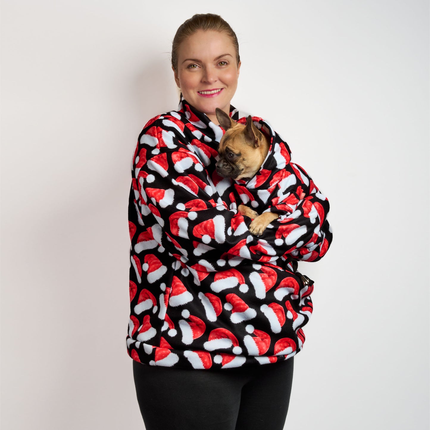 Womens Luxury Oversized Sweater - Santa Paws