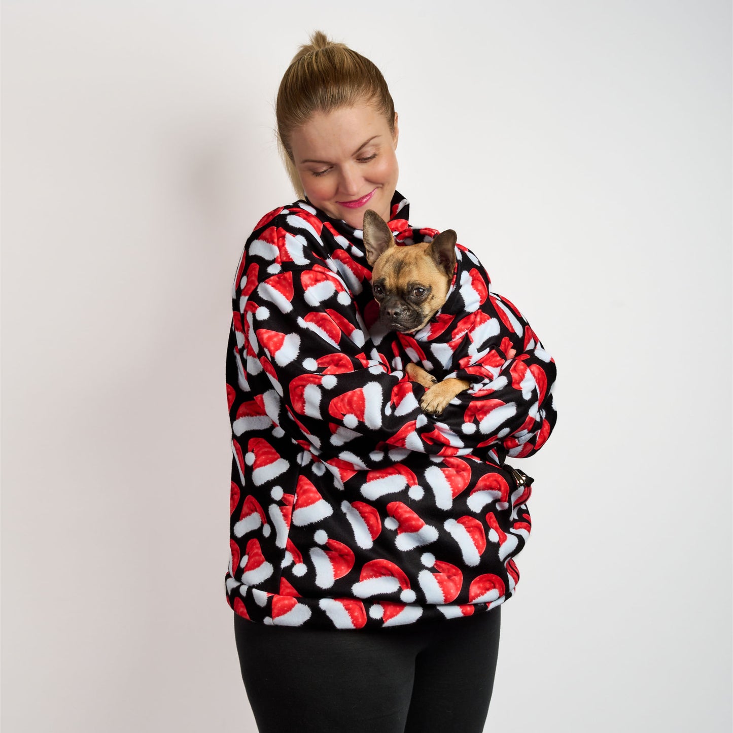 Womens Luxury Oversized Sweater - Santa Paws