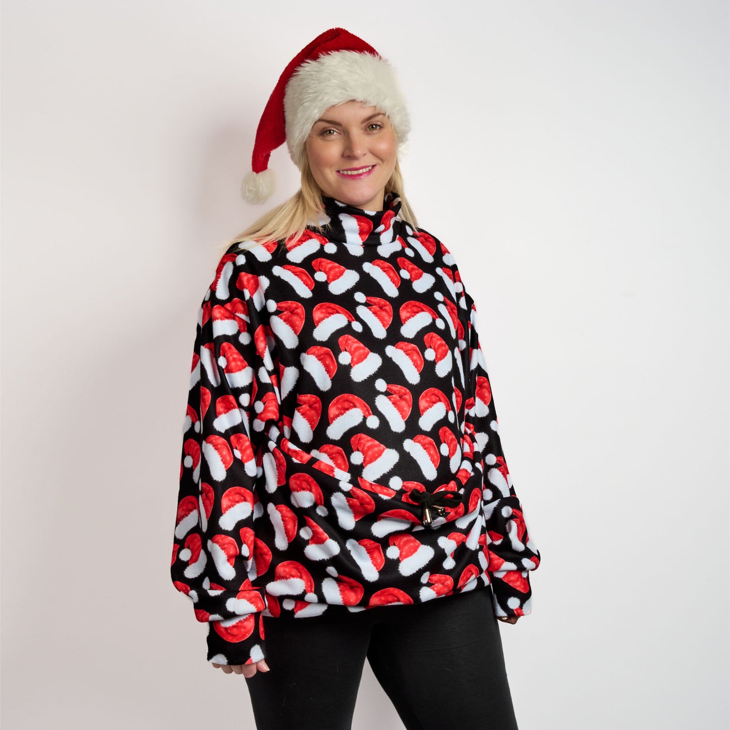 Womens Luxury Oversized Sweater - Santa Paws