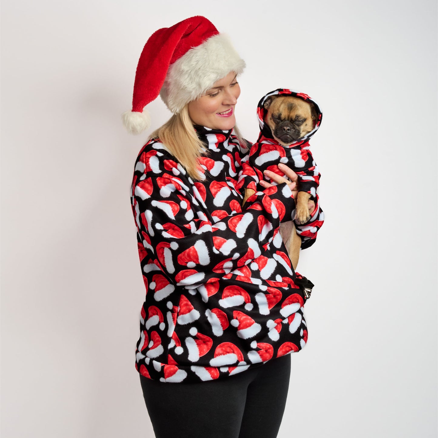 Womens Luxury Oversized Sweater - Santa Paws