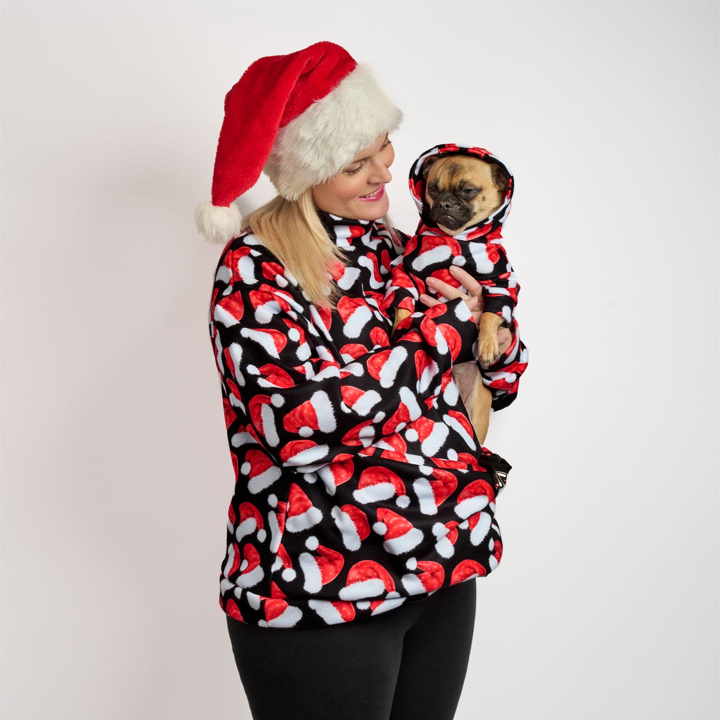 Womens Luxury Oversized Sweater - Santa Paws