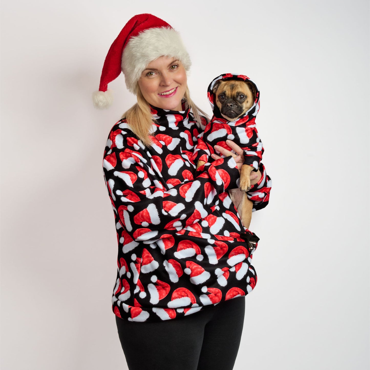 Womens Luxury Oversized Sweater - Santa Paws