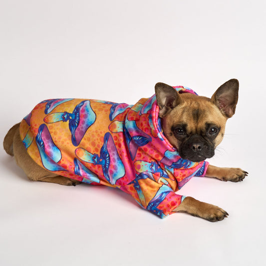 Dog Fleece Hoodie - Mushy