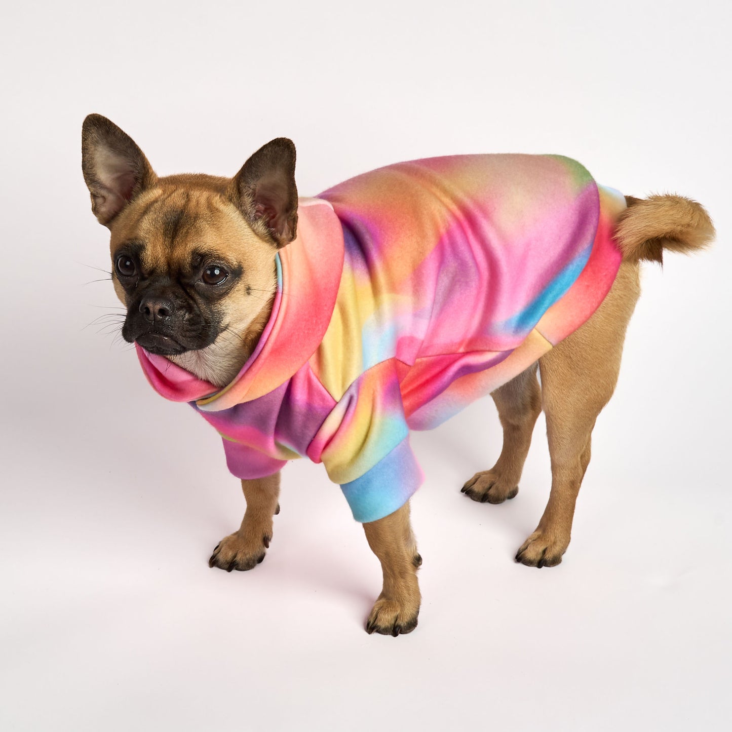 Dog Fleece Hoodie - Tie-Dye For