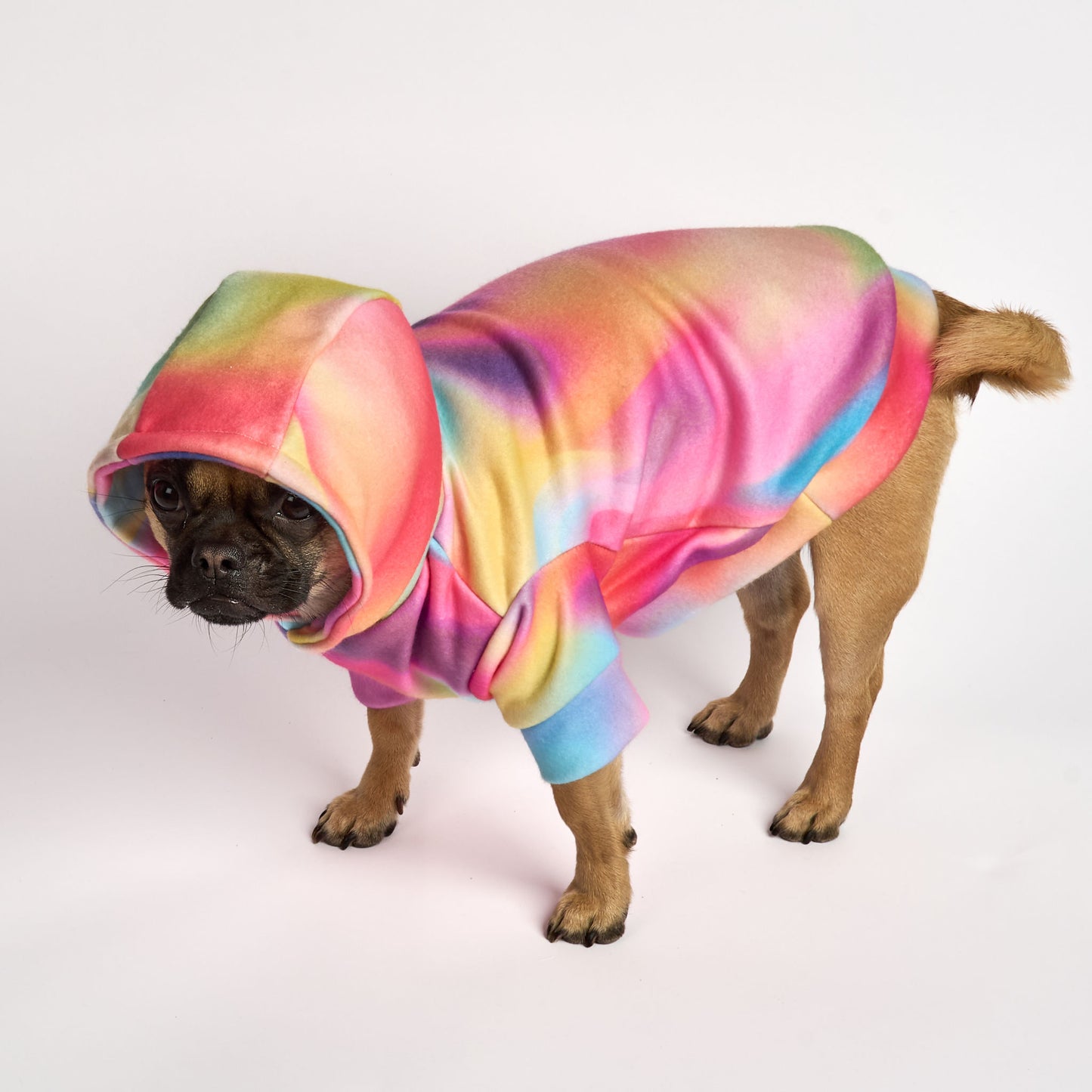 Dog Fleece Hoodie - Tie-Dye For