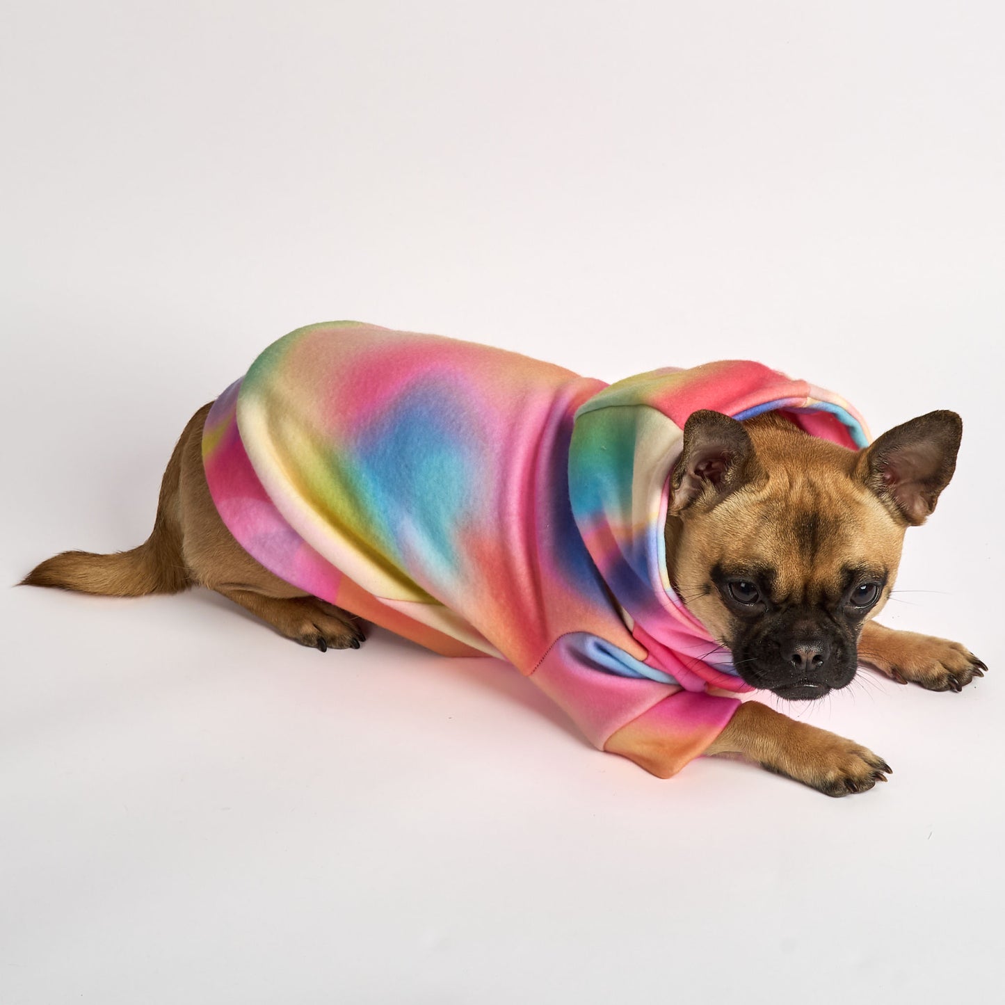 Dog Fleece Hoodie - Tie-Dye For