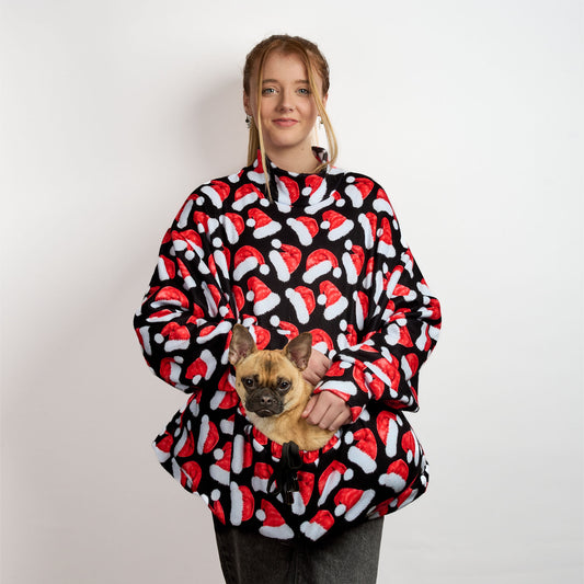 Womens Luxury Oversized Sweater - Santa Paws