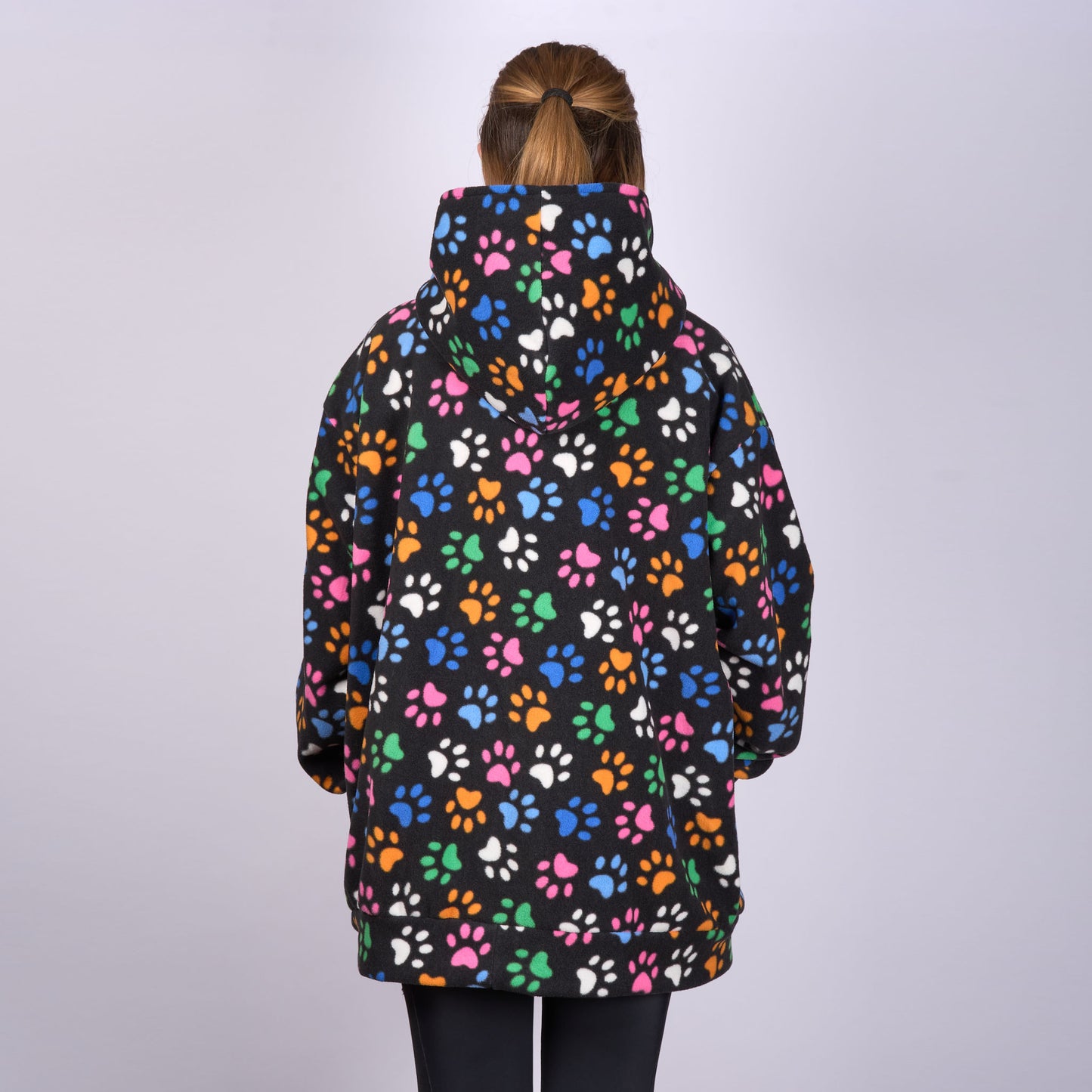 Poochy Pocket Hoodie Pawfect Print