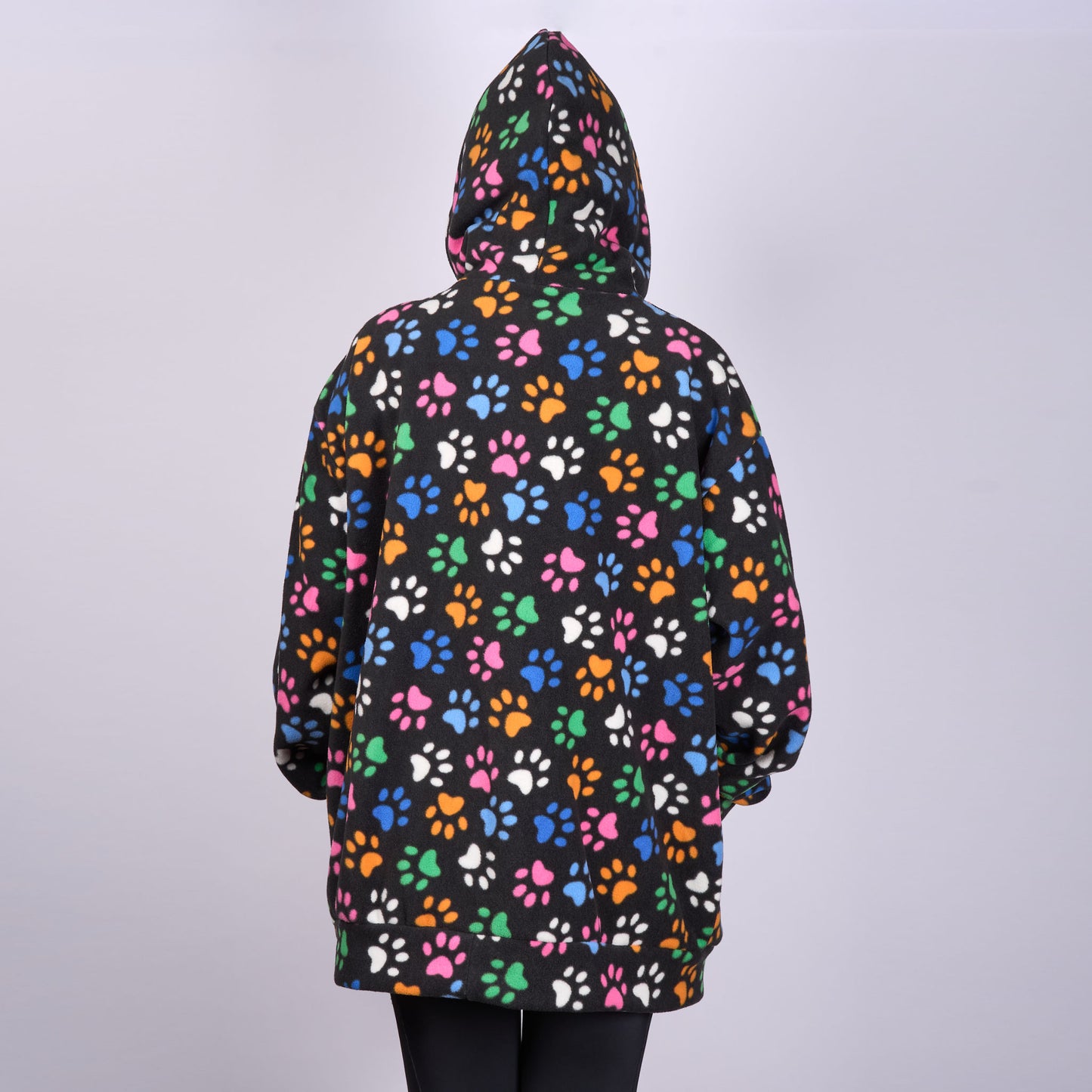 Poochy Pocket Hoodie Pawfect Print