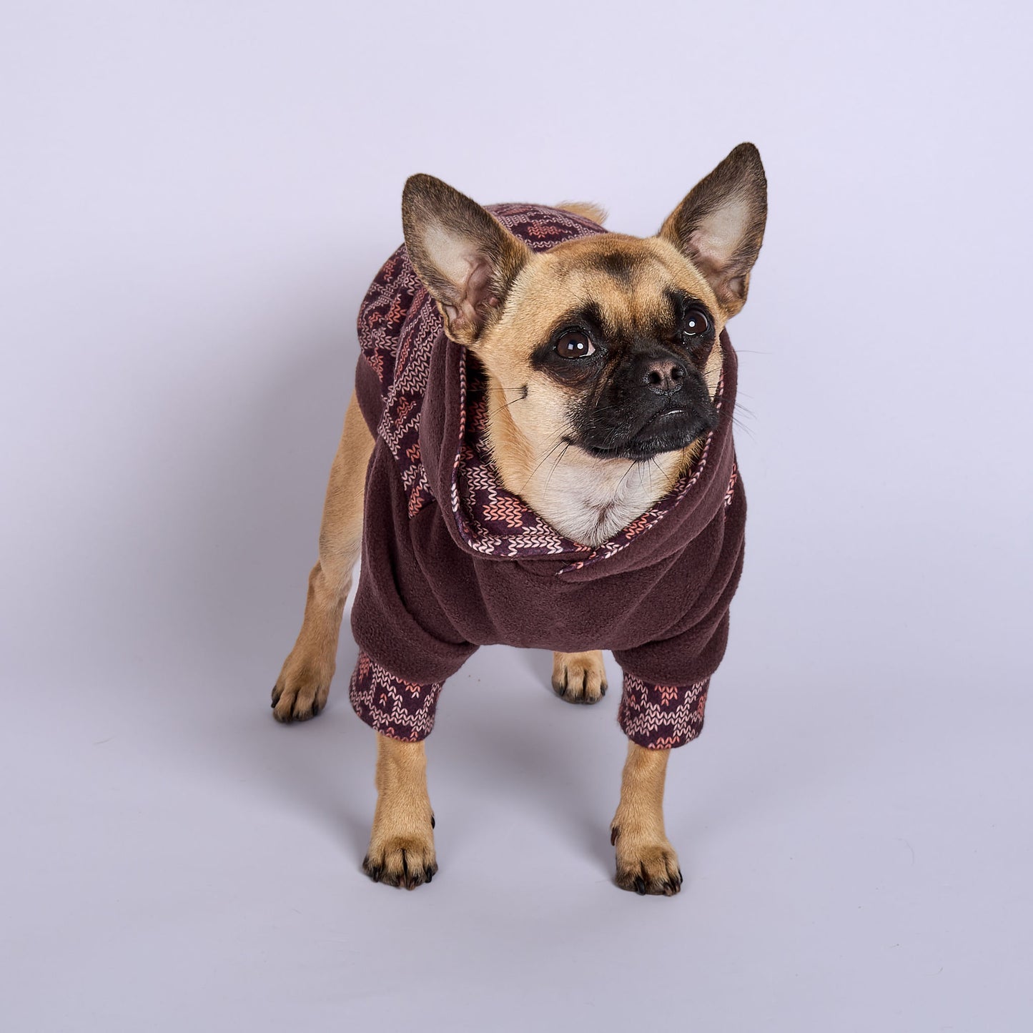 Dog Fleece Hoodie - Lovely Leopard